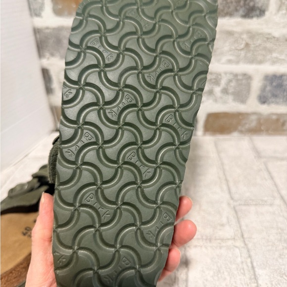 Birkenstock New w/o Box Boston Modern Suede Leather Thyme 40-9 - Picture 9 of 12